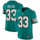 Nike Men & Women & Youth Dolphins 33 Kalen Ballage Aqua Throwback NFL Vapor Untouchable Limited Jersey,baseball caps,new era cap wholesale,wholesale hats